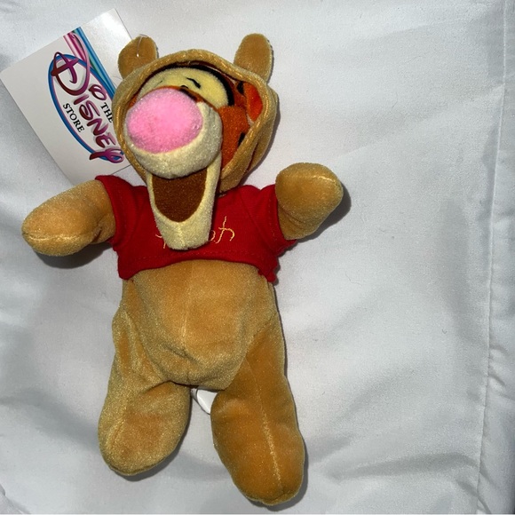 Disney Tigger As Winnie The Pooh Costume Plush Beanie 1999 J38 - Picture 4 of 4
